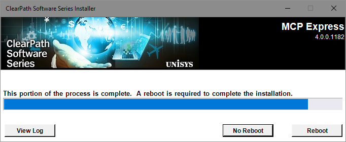 MIM request to reboot after first phase of XE installation
